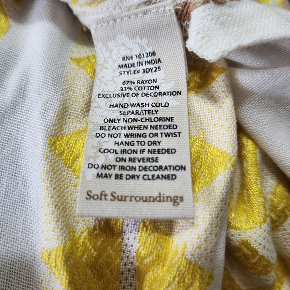 NWT Soft Surroundings Women's Tunic Dress Size P Medium - Picture 4 of 5